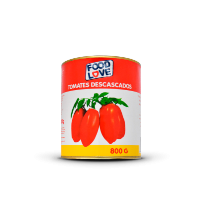 TOMATE PELADO FOOD LOVE 12 X 800GR