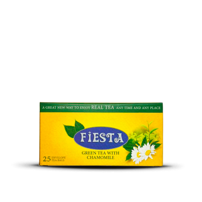 CHÁ FIESTA VERDE C/CAMOMILA 25sq.