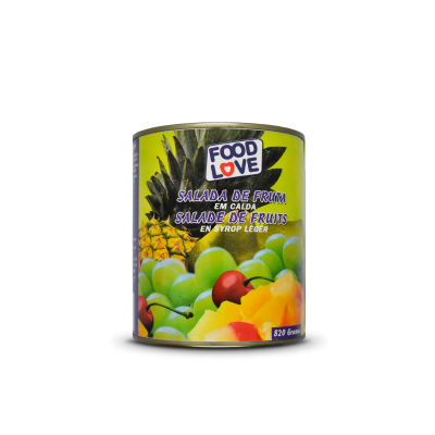 SALADA DE FRUTAS FOOD LOVE 12 X 820 GR 